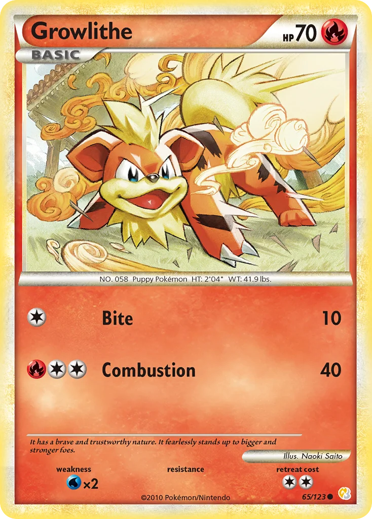 Growlithe · HeartGold & SoulSilver