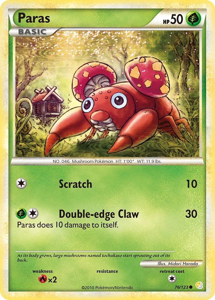 Paras · HeartGold & SoulSilver