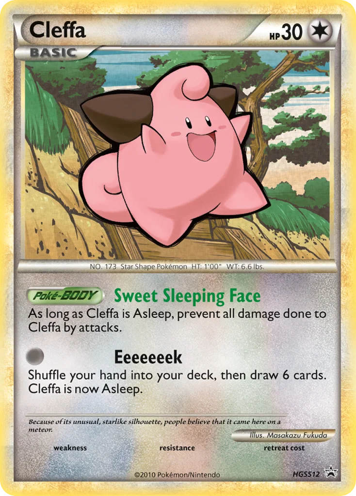 Cleffa · HGSS Black Star Promos