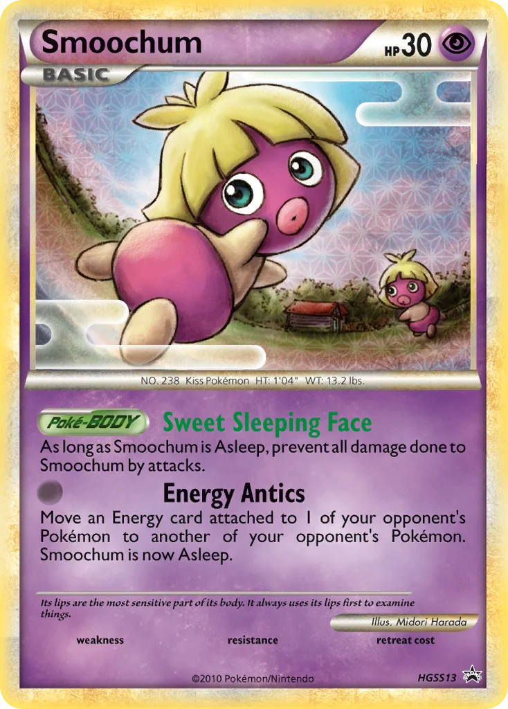 Smoochum · HGSS Black Star Promos