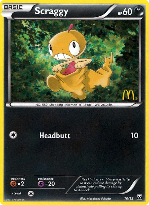 Scraggy · McDonald's Collection 2012