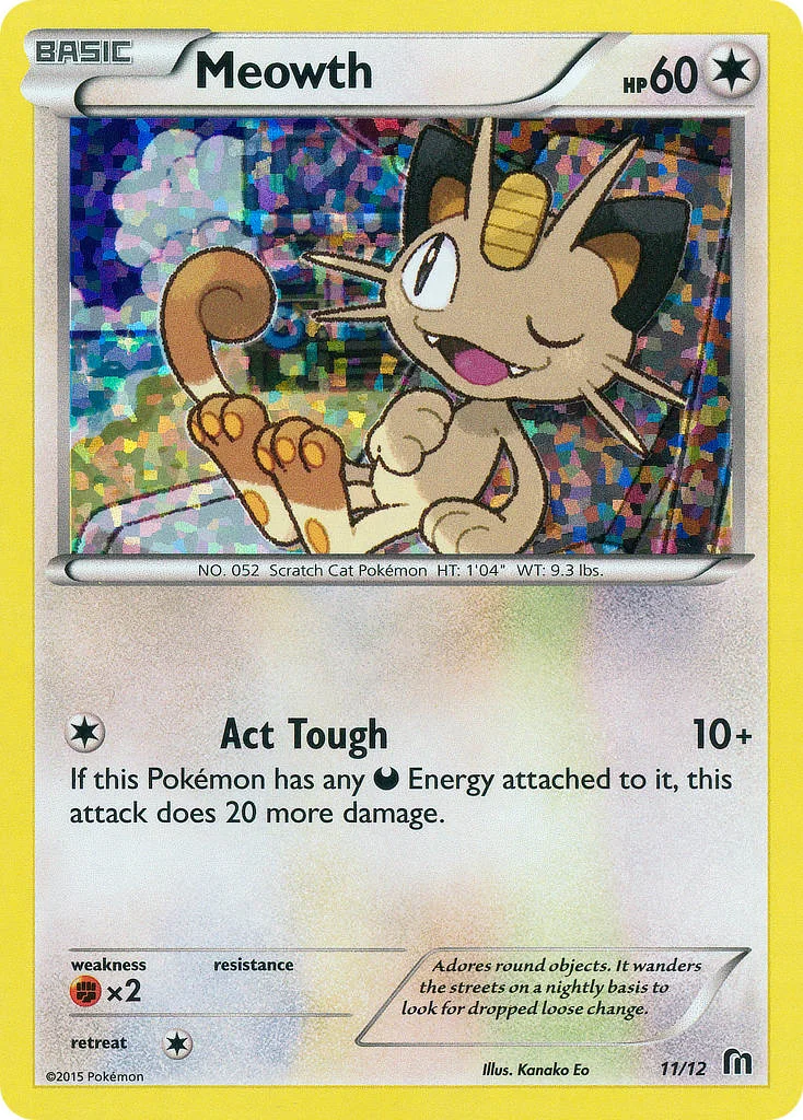 Meowth · McDonald's Collection 2016