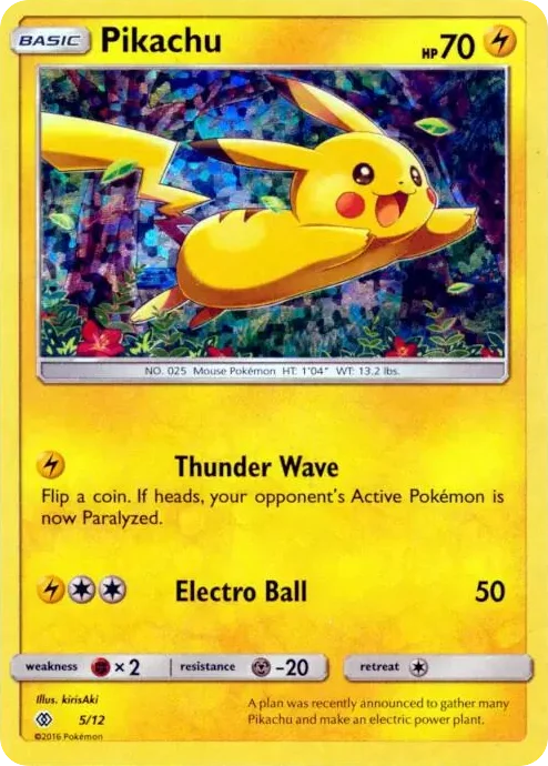 Pikachu · McDonald's Collection 2017