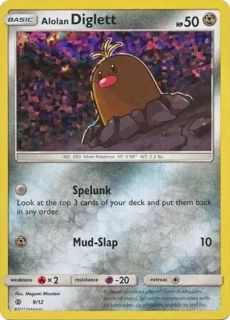 Alolan Diglett · McDonald's Collection 2017