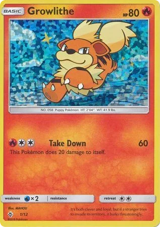 Growlithe · McDonald's Collection 2018