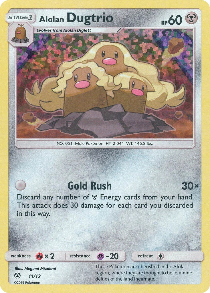 Alolan Dugtrio · McDonald's Collection 2019