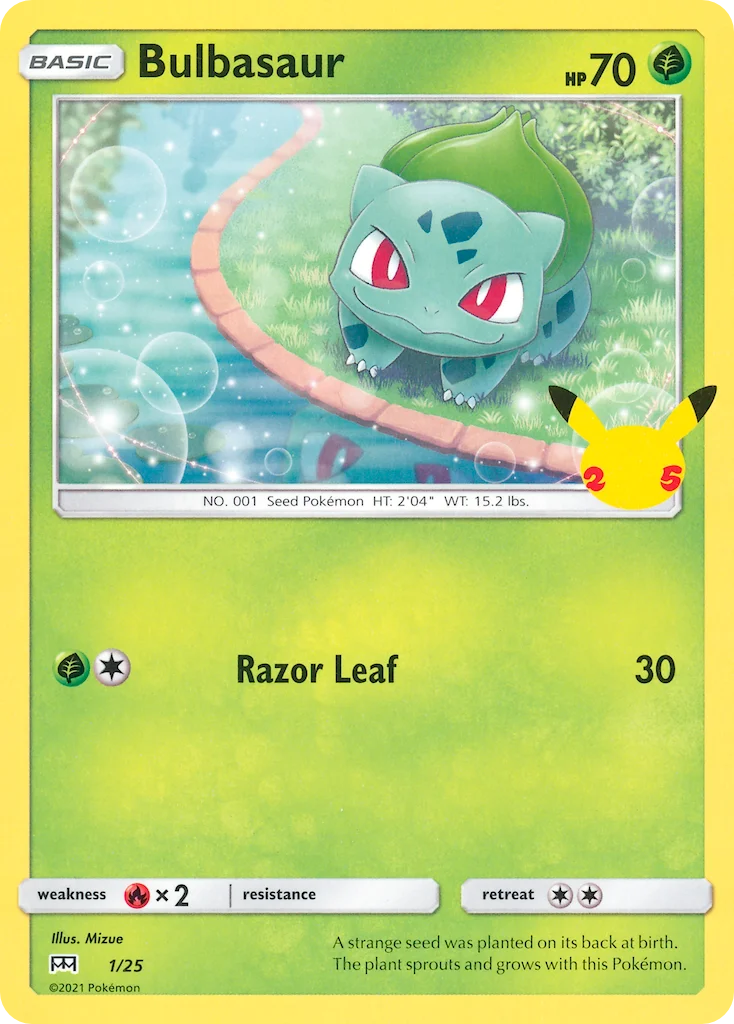 Bulbasaur · McDonald's Collection 2021