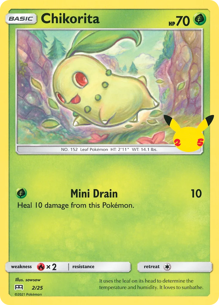 Chikorita · McDonald's Collection 2021