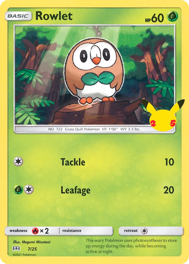 Rowlet · McDonald's Collection 2021