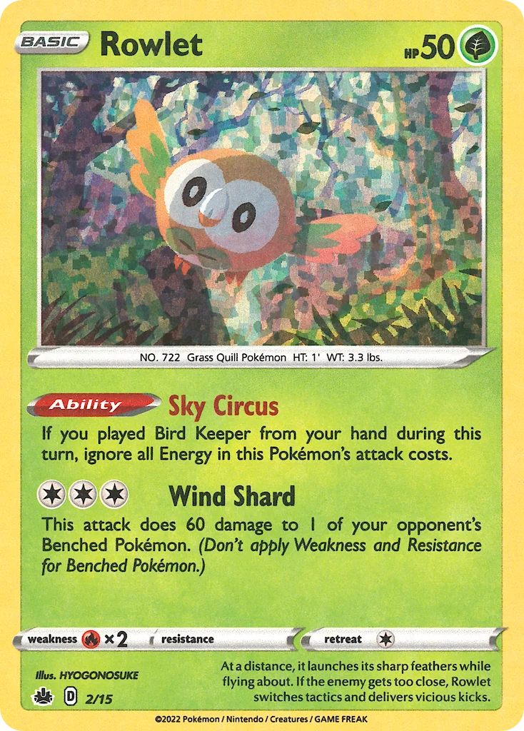 Rowlet · McDonald's Collection 2022