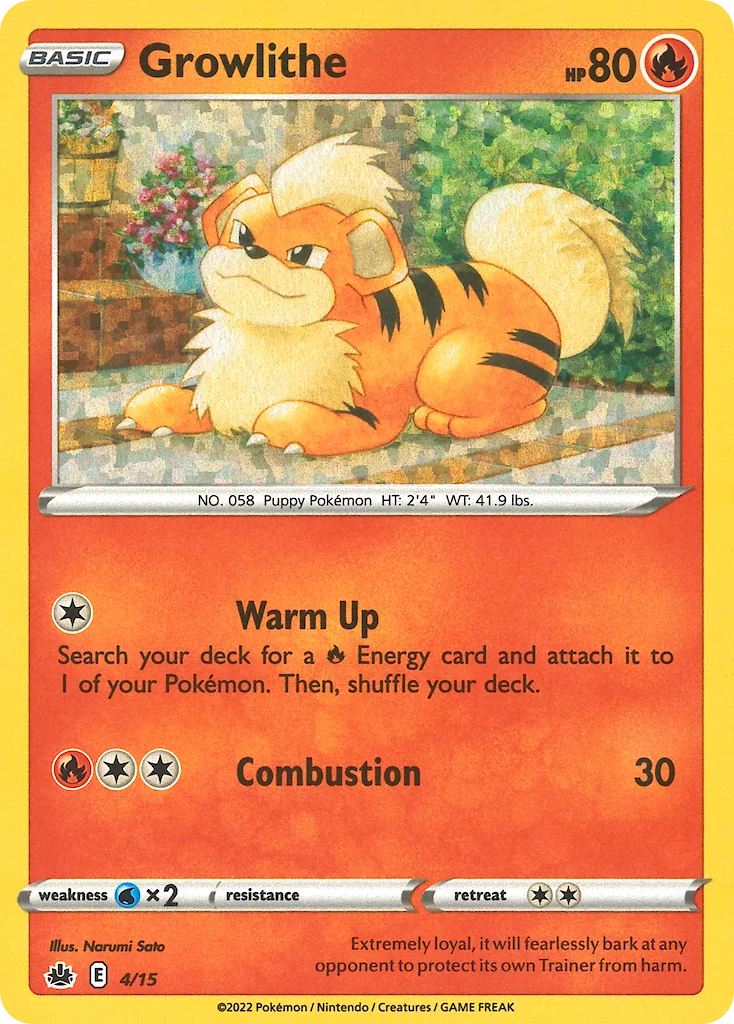 Growlithe · McDonald's Collection 2022