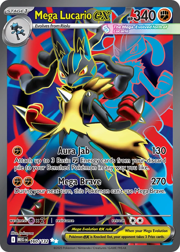 Mega Lucario ex · Mega Evolution
