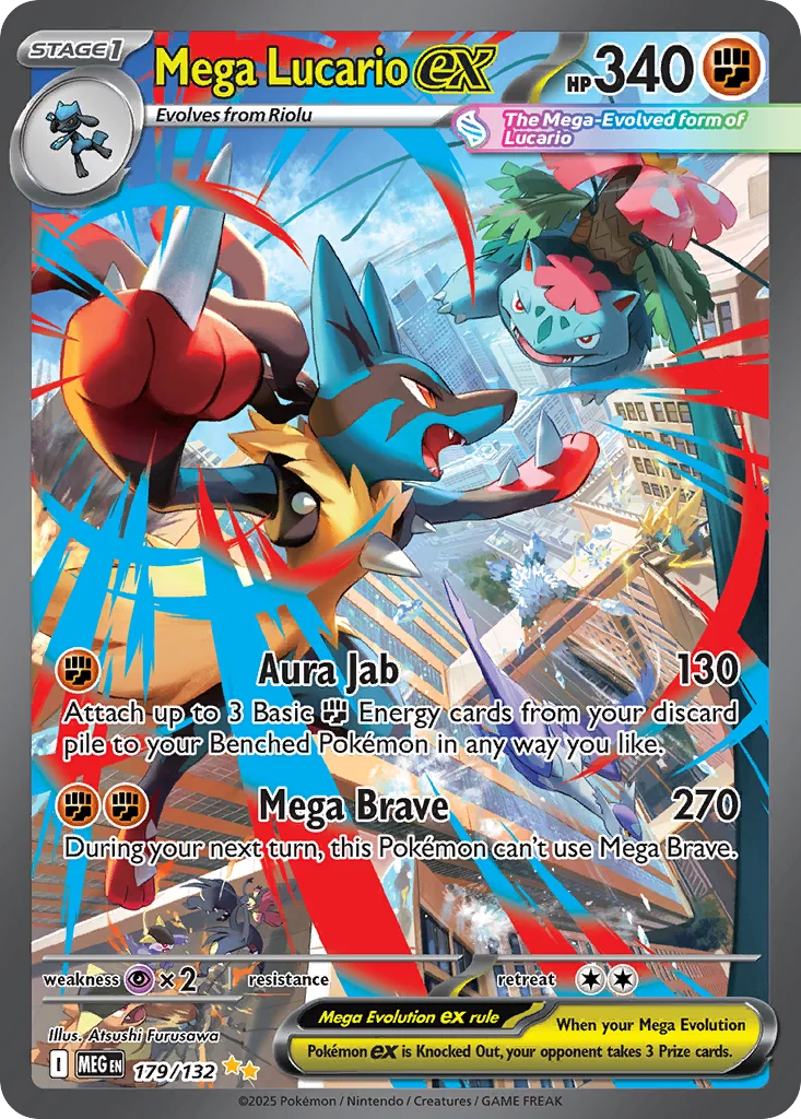 Mega Lucario ex · Mega Evolution