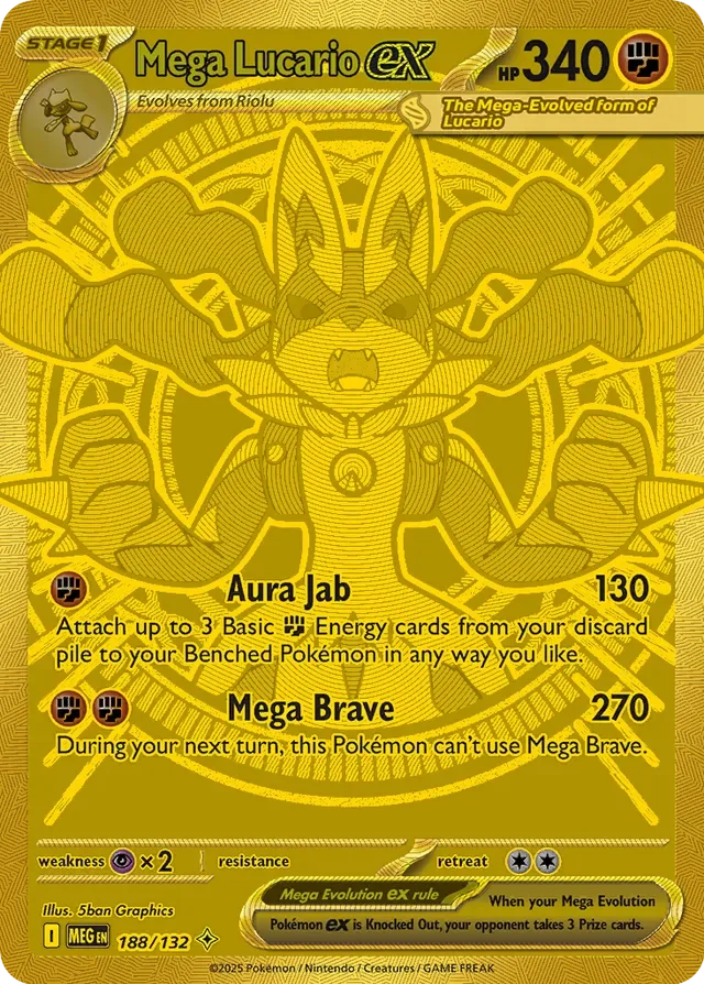 Mega Lucario ex · Mega Evolution