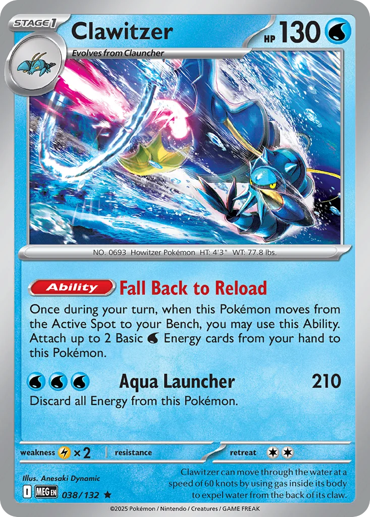 Clawitzer · Mega Evolution