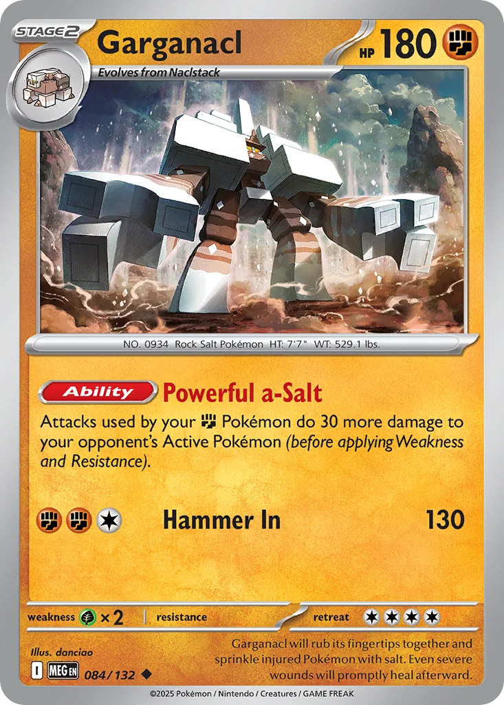 Garganacl · Mega Evolution