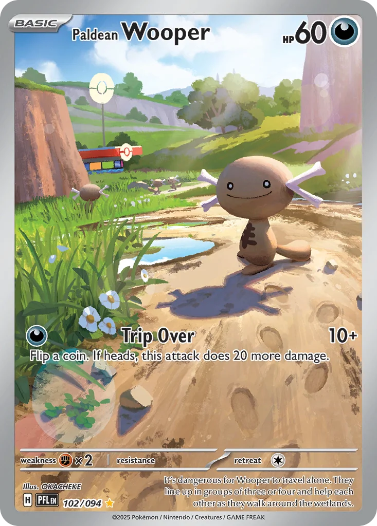 Paldean Wooper · Phantasmal Flames
