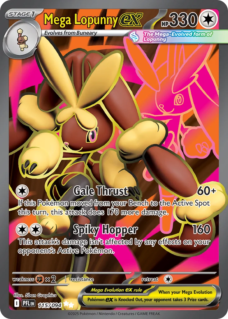 Mega Lopunny ex · Phantasmal Flames