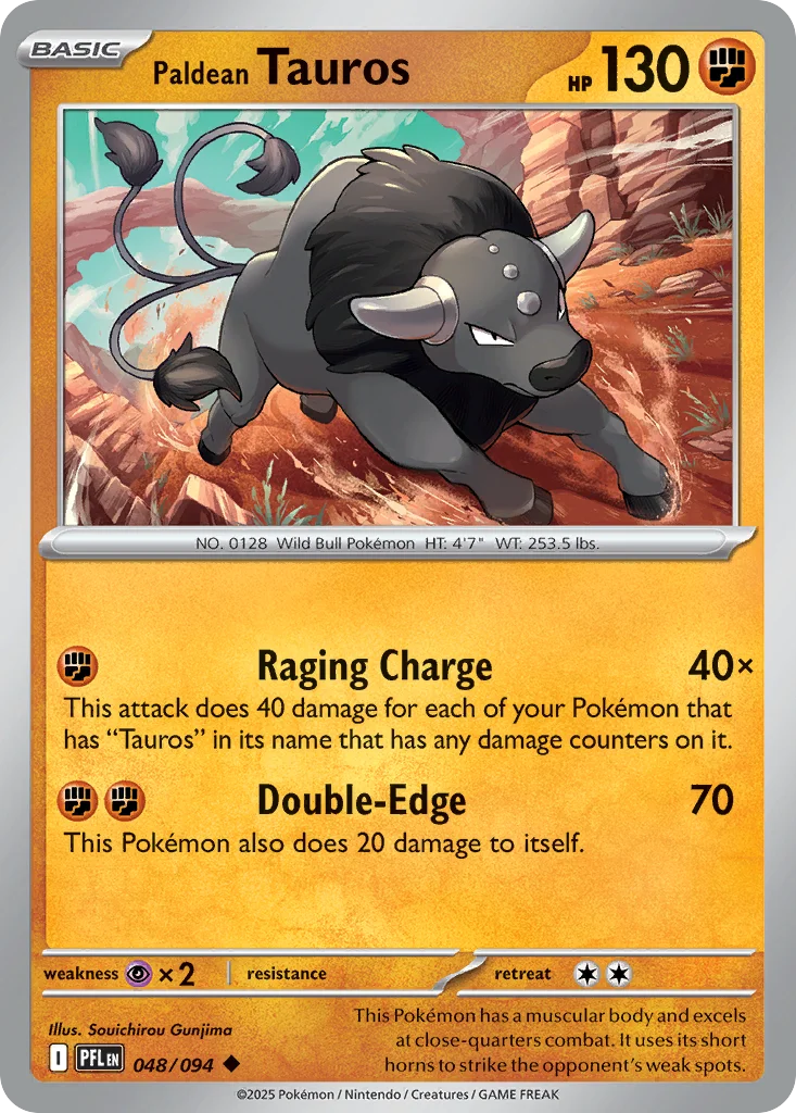 Paldean Tauros · Phantasmal Flames