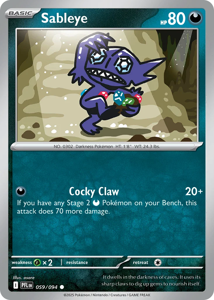 Sableye · Phantasmal Flames