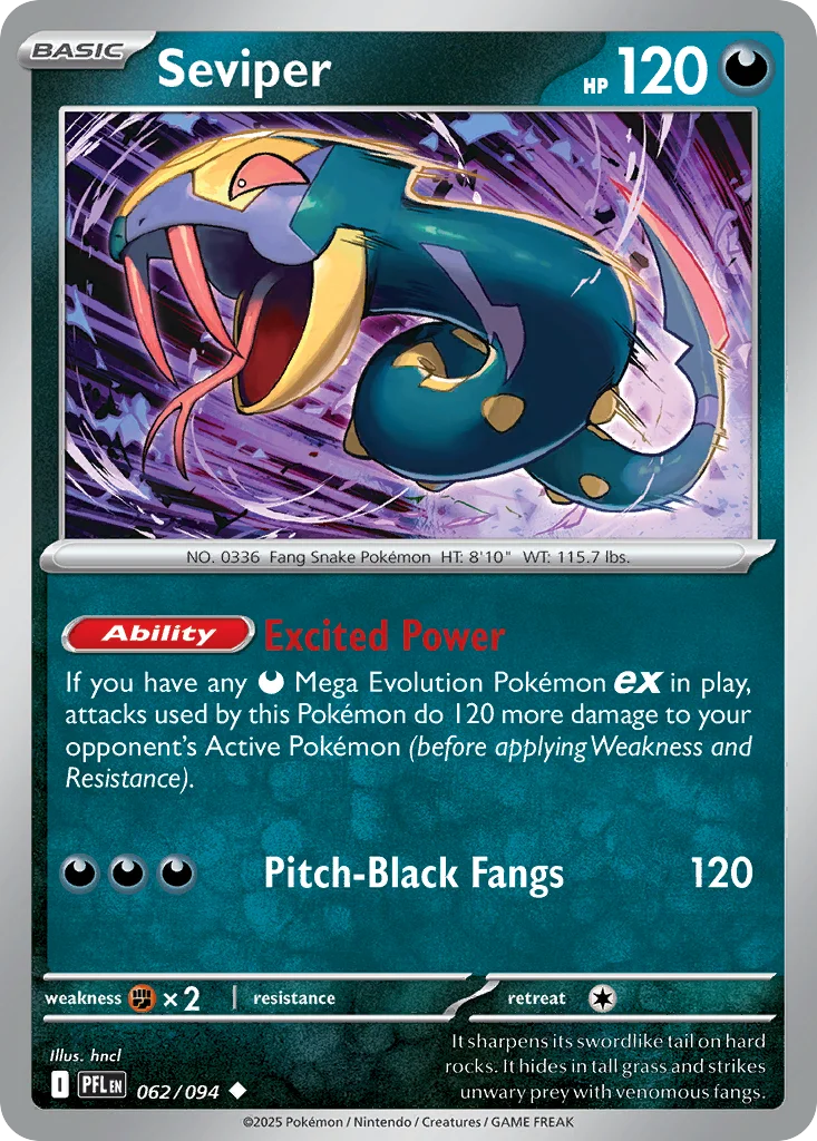 Seviper · Phantasmal Flames