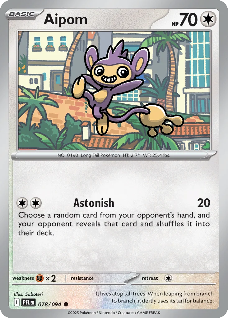 Aipom · Phantasmal Flames