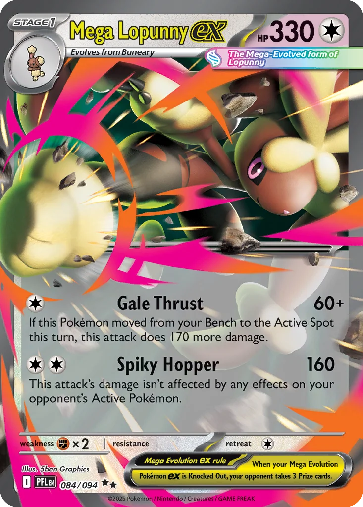 Mega Lopunny ex · Phantasmal Flames