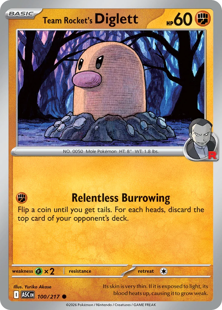 Team Rocket's Diglett · Ascended Heroes