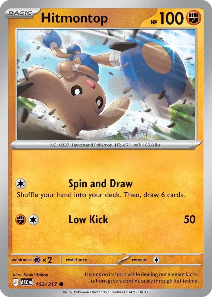 Hitmontop · Ascended Heroes