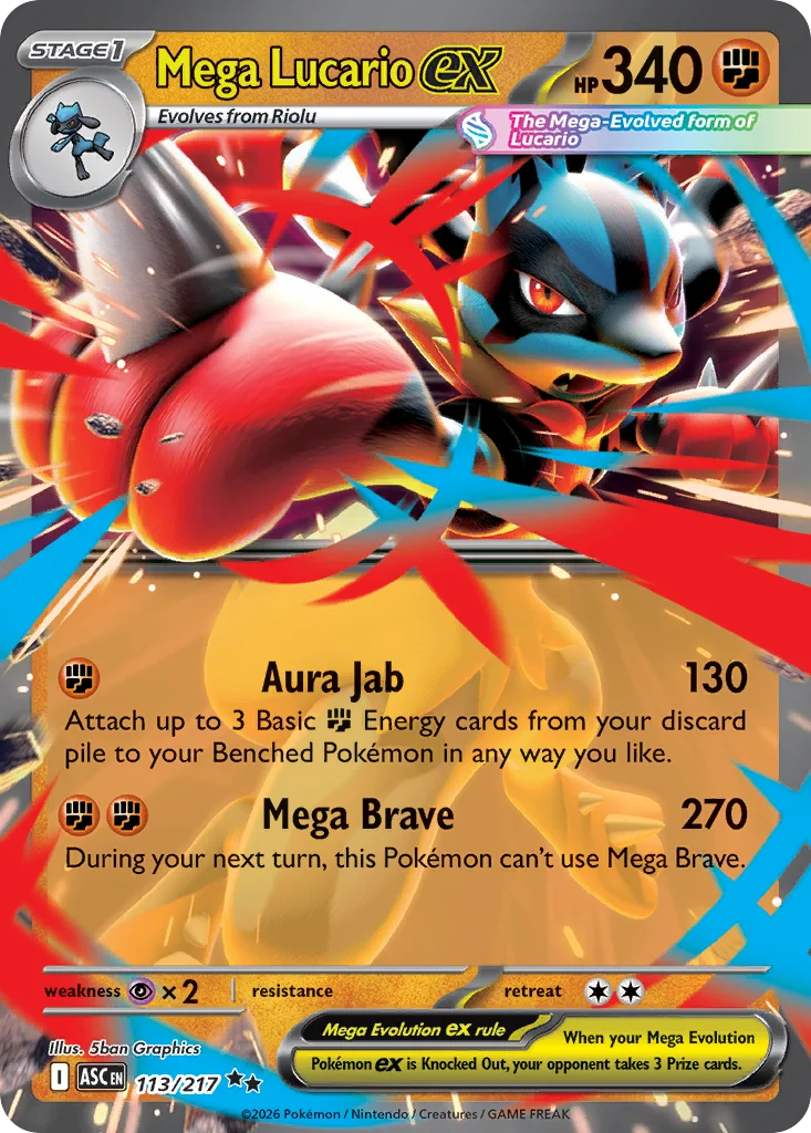 Mega Lucario ex · Ascended Heroes