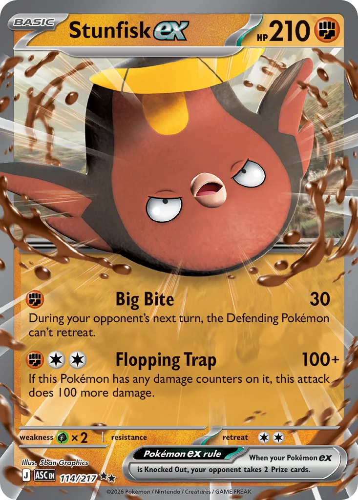 Stunfisk ex · Ascended Heroes