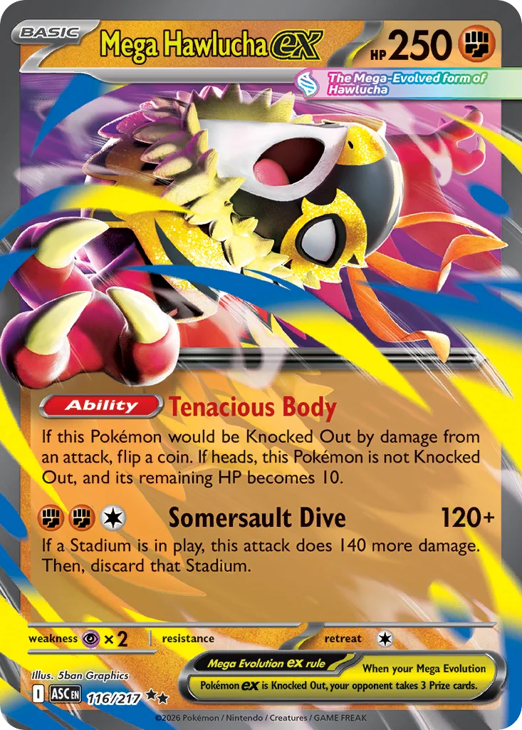 Mega Hawlucha ex · Ascended Heroes