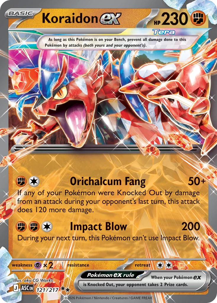 Koraidon ex · Ascended Heroes