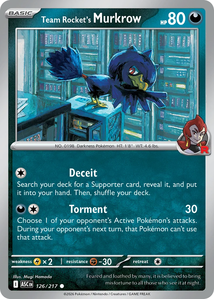 Team Rocket's Murkrow · Ascended Heroes