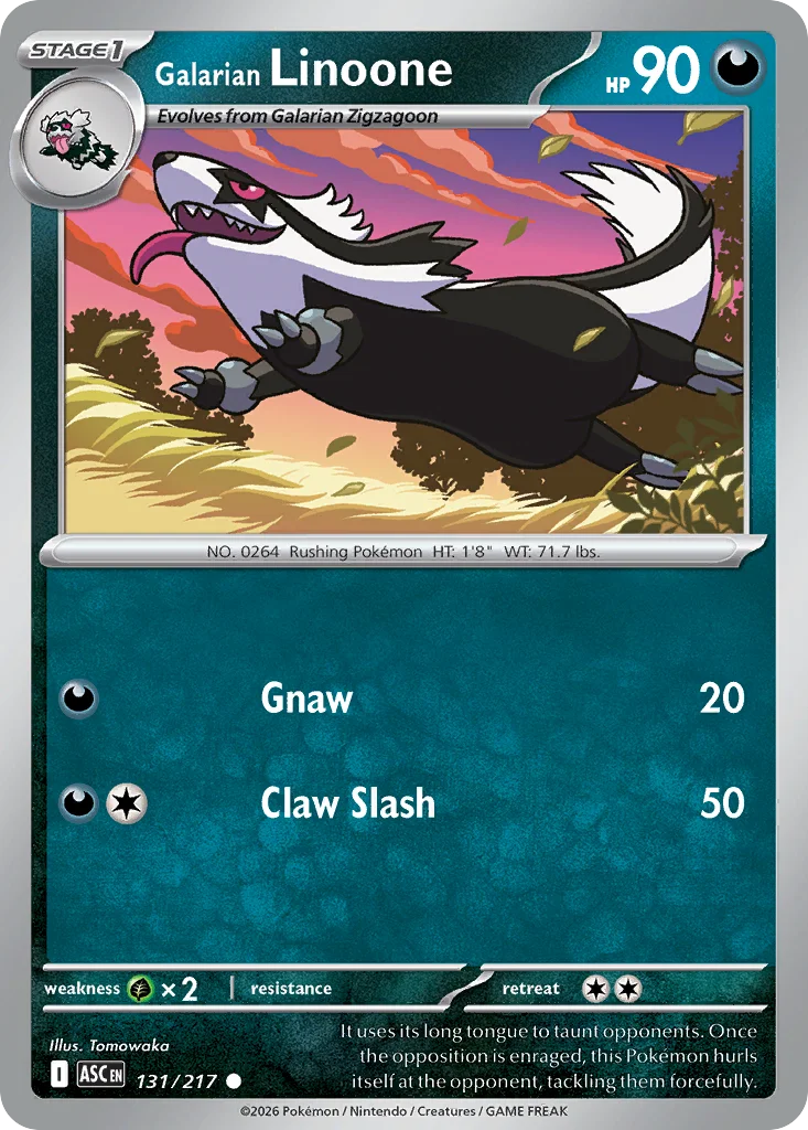 Galarian Linoone · Ascended Heroes