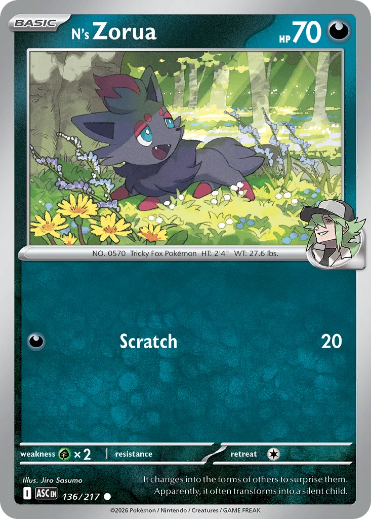 N's Zorua · Ascended Heroes