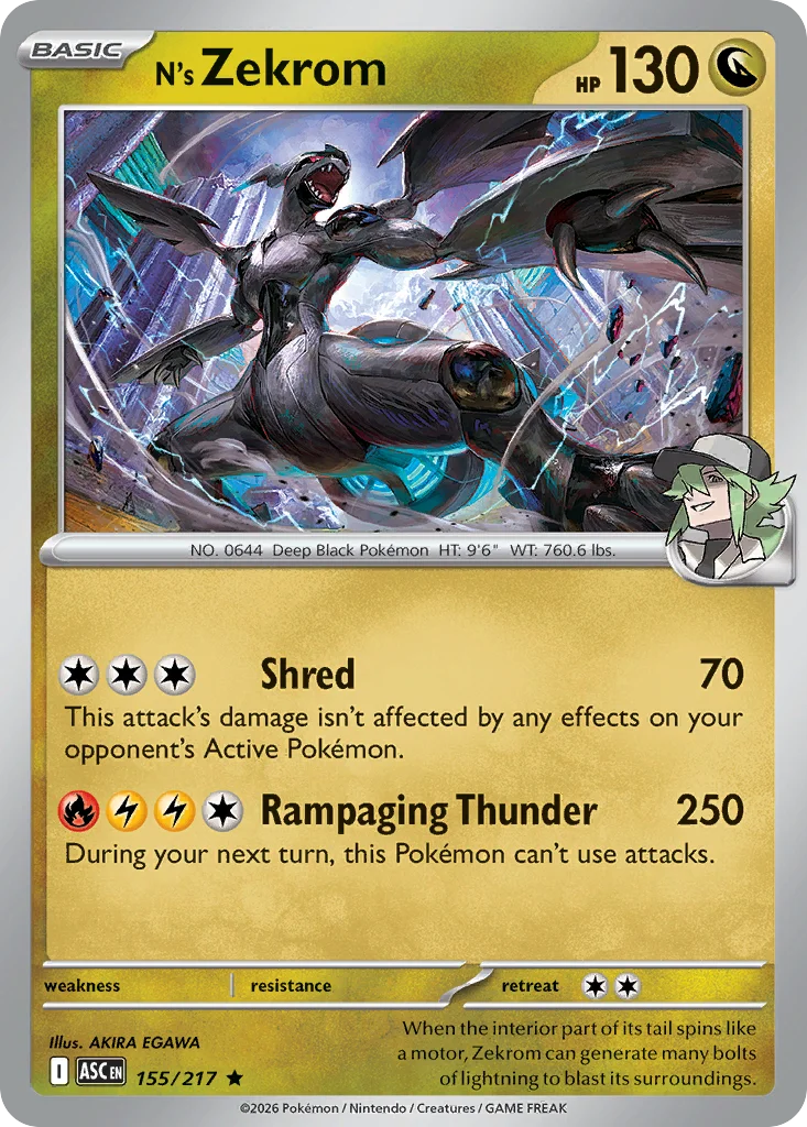 N's Zekrom · Ascended Heroes