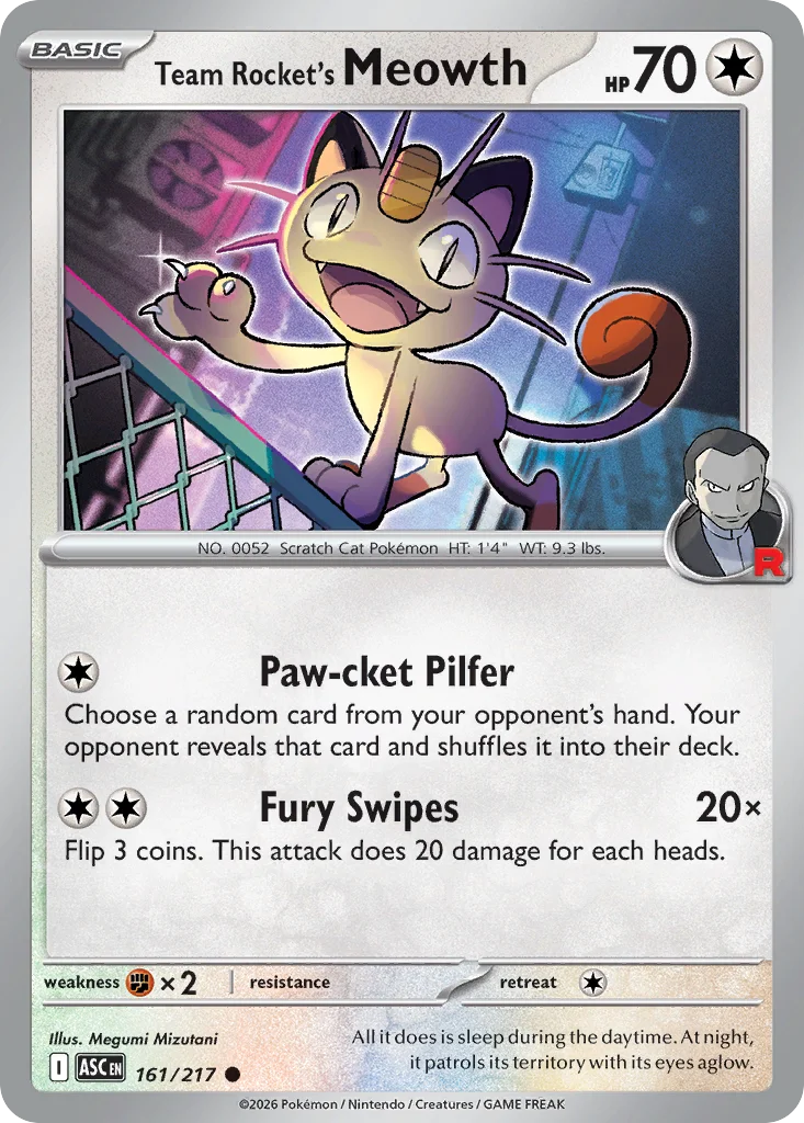 Team Rocket's Meowth · Ascended Heroes