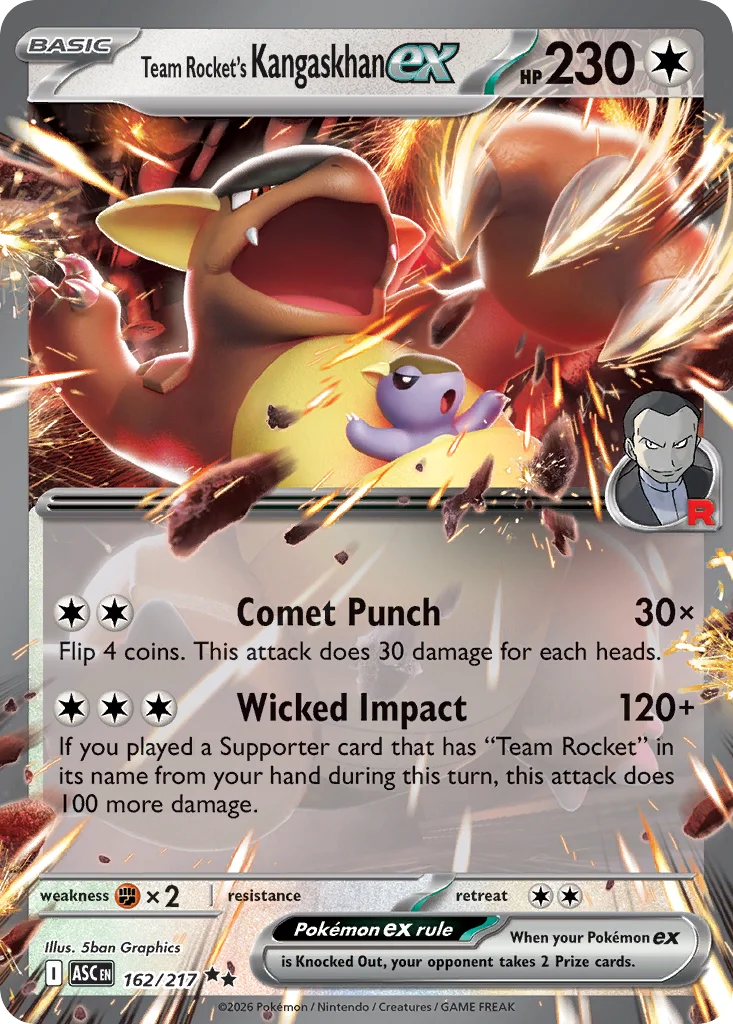 Team Rocket's Kangaskhan ex · Ascended Heroes
