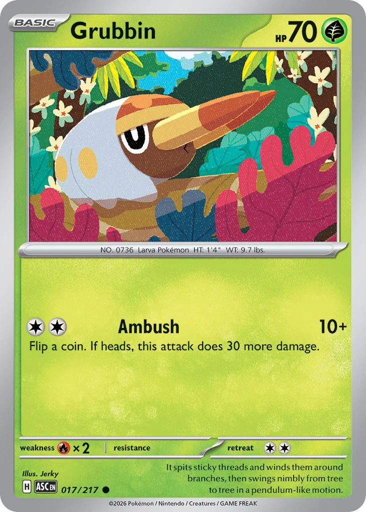 Grubbin · Ascended Heroes