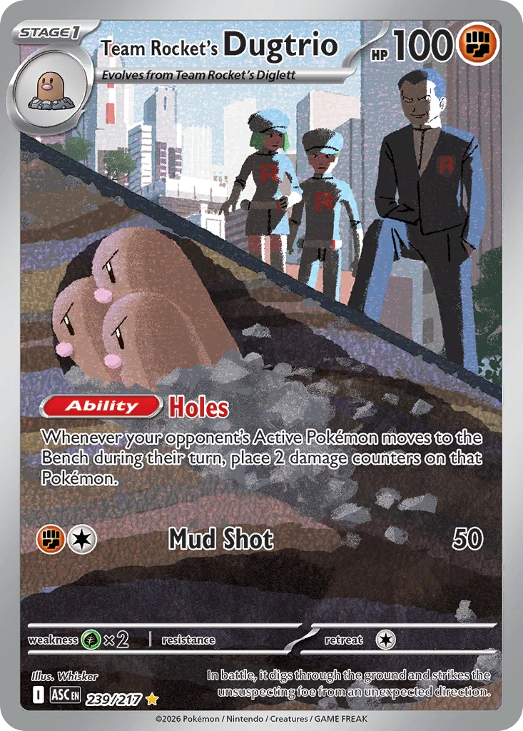Team Rocket's Dugtrio · Ascended Heroes