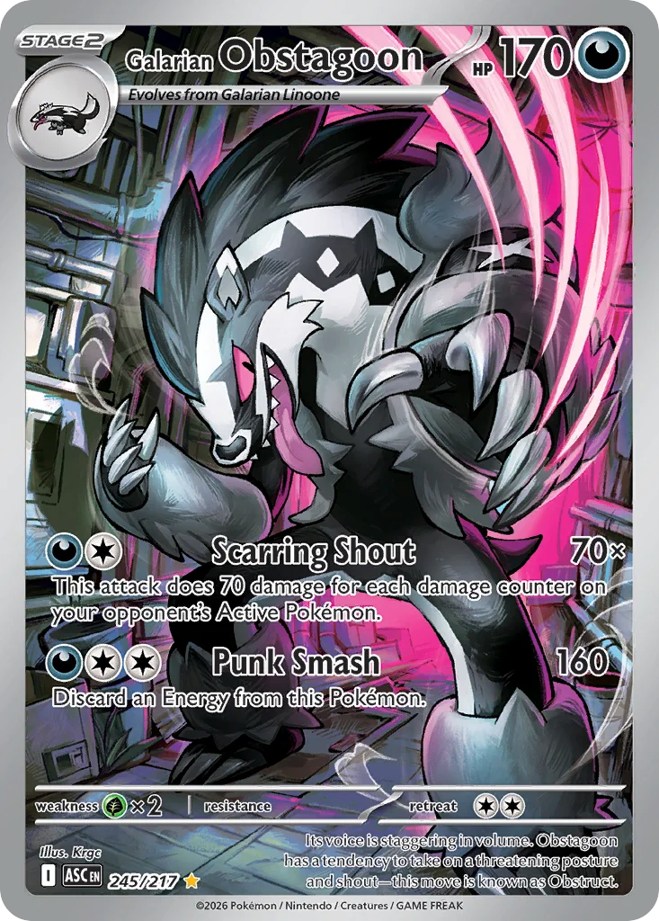 Galarian Obstagoon · Ascended Heroes