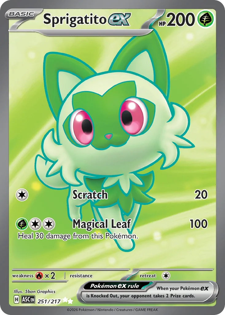 Sprigatito ex · Ascended Heroes
