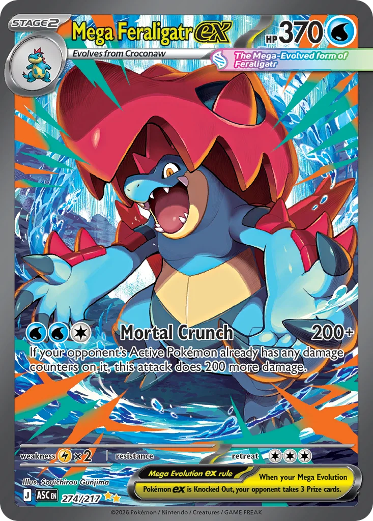 Mega Feraligatr ex · Ascended Heroes