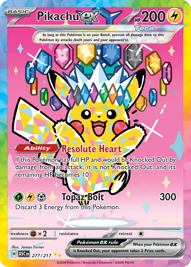 Pikachu ex · Ascended Heroes