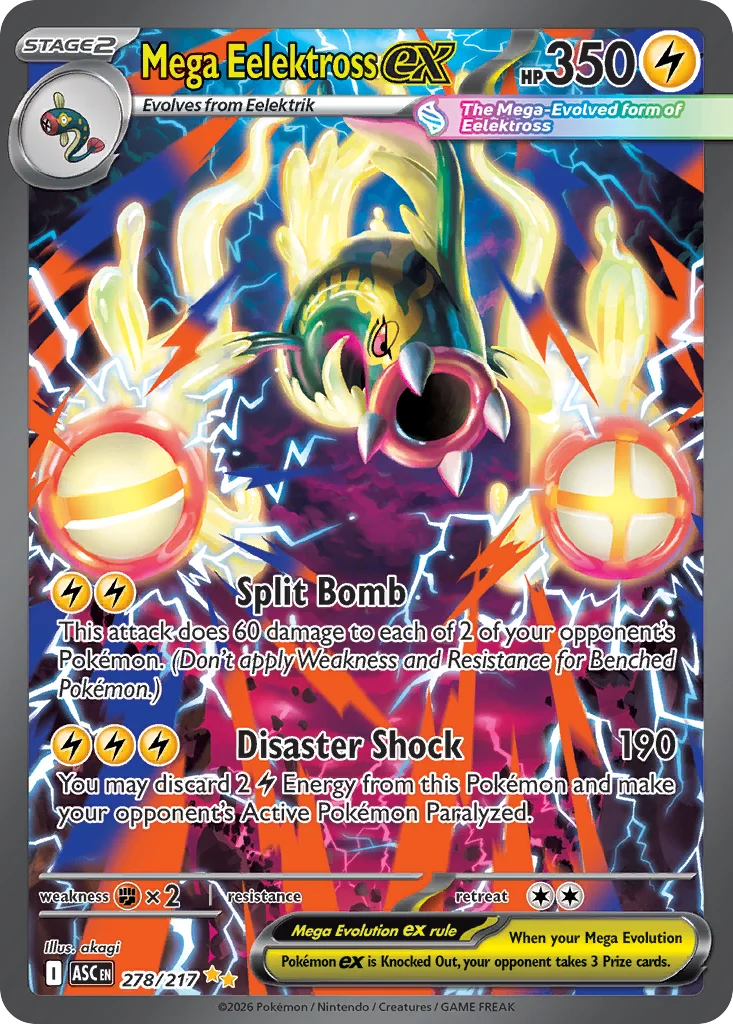 Mega Eelektross ex · Ascended Heroes