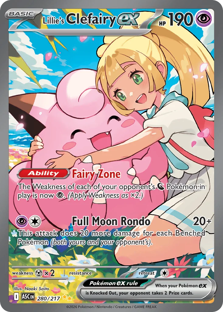 Lillie's Clefairy ex · Ascended Heroes