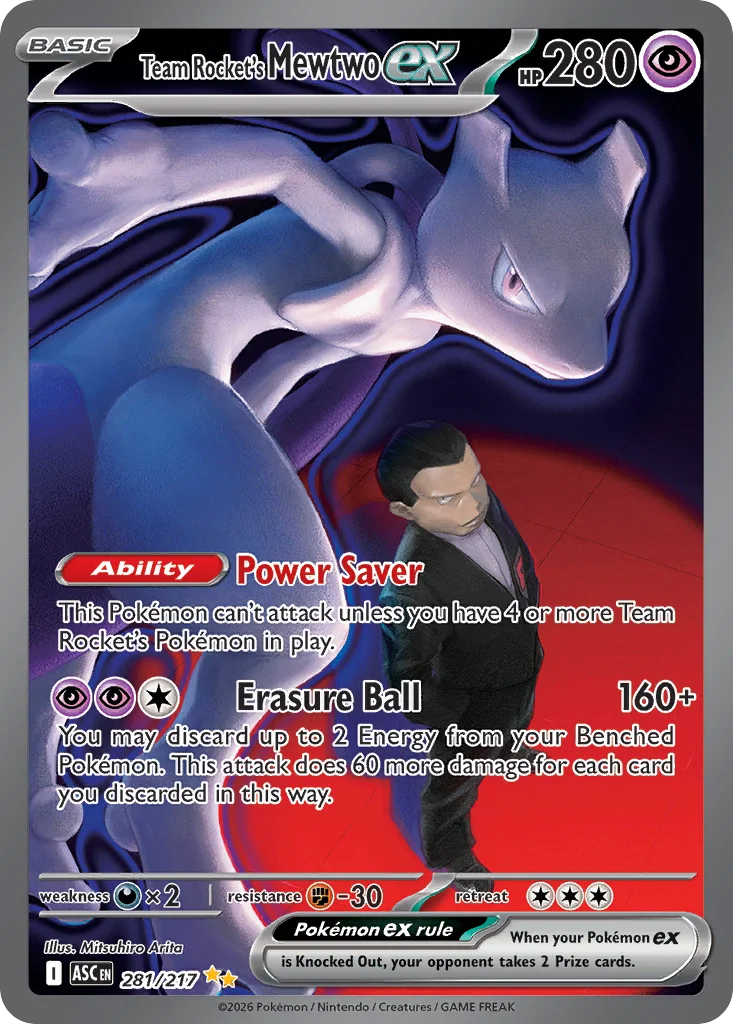 Team Rocket's Mewtwo ex · Ascended Heroes