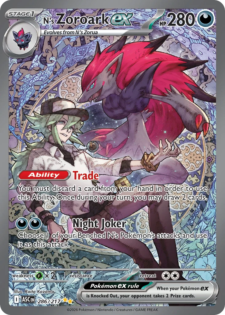 N's Zoroark ex · Ascended Heroes
