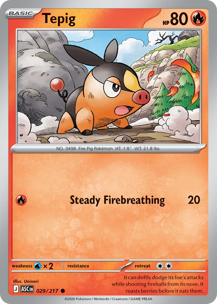 Tepig · Ascended Heroes
